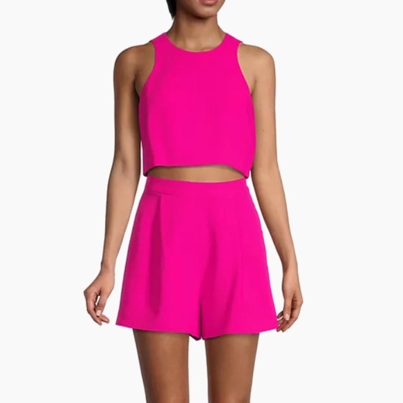 Black Halo x Laurel Berman Sanibel 2-Piece Set Vibrant PinkSize 8